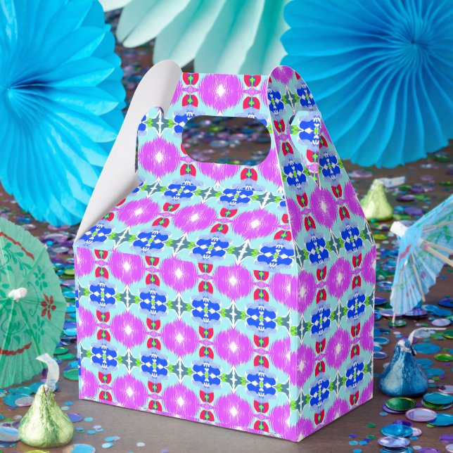 Caja Para Regalos Azure Bloom Kaleidoscope (Fiesta)