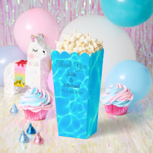 Caja Para Regalos Azure Turquoise Bleu Water Reflalism Minimalismo