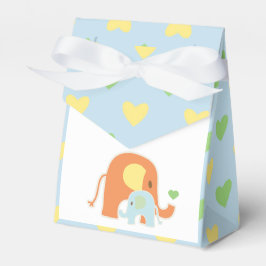Caja Para Regalos Baby Boy Elephant Shower Favor Box