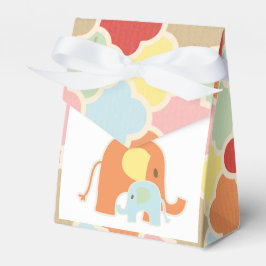 Caja Para Regalos Baby Boy Elephant Shower Favorito Box