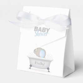 Caja Para Regalos Baby Elephant Bubble Bath Boy Baby Shower