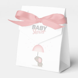 Caja Para Regalos Baby Elephant Pink Baby Shower