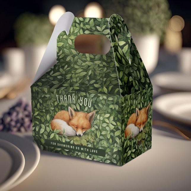 Caja Para Regalos Baby Fox Foldable Favor Gift Box Baby Shower (Subido por el creador)