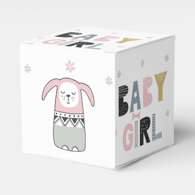 Caja Para Regalos Baby Girl Cute Dog Gift (Costado Anverso)