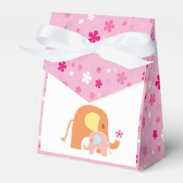 Caja Para Regalos Baby Girl Elephant Shower Favor Box