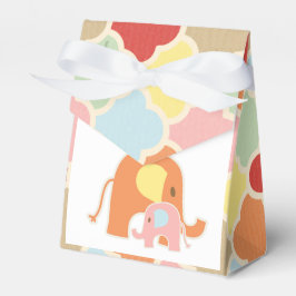 Caja Para Regalos Baby Girl Elephant Shower Favorito Box