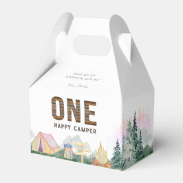 Caja Para Regalos Baby Girl One Happy Camper Birday