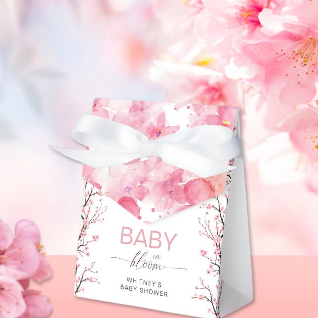 Caja Para Regalos Baby In Bloom Floral Cherry Blossom FavBox (Subido por el creador)