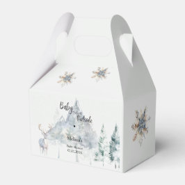 Caja Para Regalos Baby Its Cold Outside Winter Evergreen Baby Shower