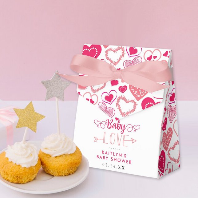 Caja Para Regalos "Baby Love" Valentine's Day Baby Shower (Subido por el creador)