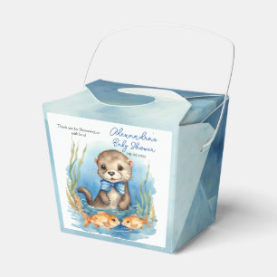Caja Para Regalos Baby Otter Boy Baby Shower