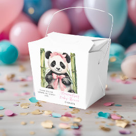 Caja Para Regalos Baby Panda Bear Chicas Baby Shower