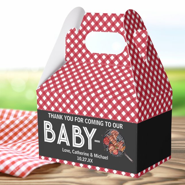 Caja Para Regalos Baby-Q BBQ Barbecue Baby Shower (Subido por el creador)