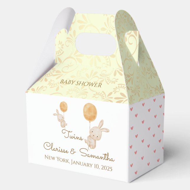 CAJA PARA REGALOS BABY  SHOWER (Anverso)