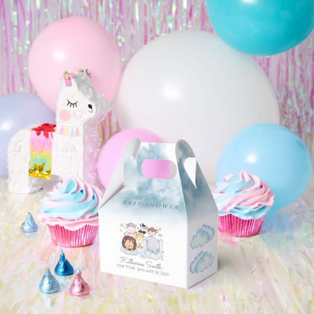 CAJA PARA REGALOS BABY SHOWER (Fiesta)