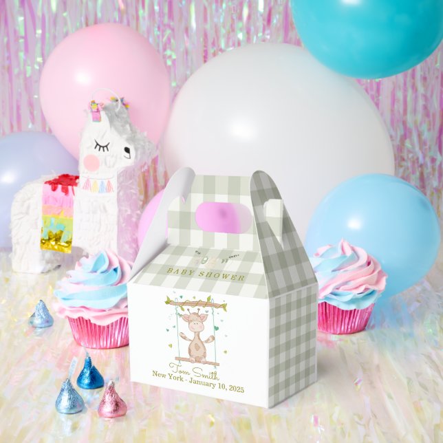 CAJA PARA REGALOS BABY SHOWER (Fiesta)