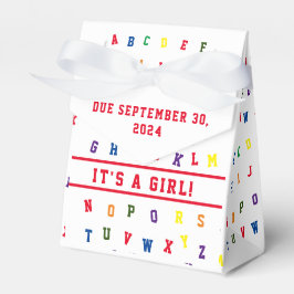 CAJA PARA REGALOS BABY SHOWER ABC