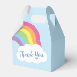 Caja Para Regalos Baby Shower arcoiris