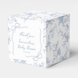Caja Para Regalos Baby Shower azul
