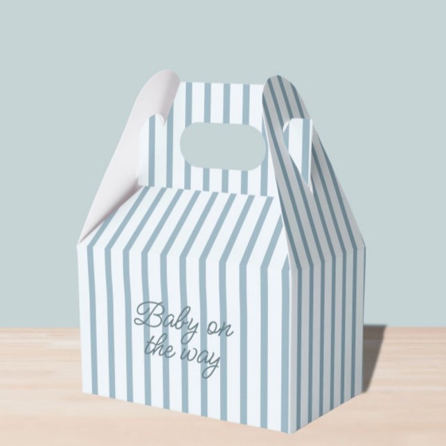 Caja Para Regalos Baby Shower azul desechado (Subido por el creador)