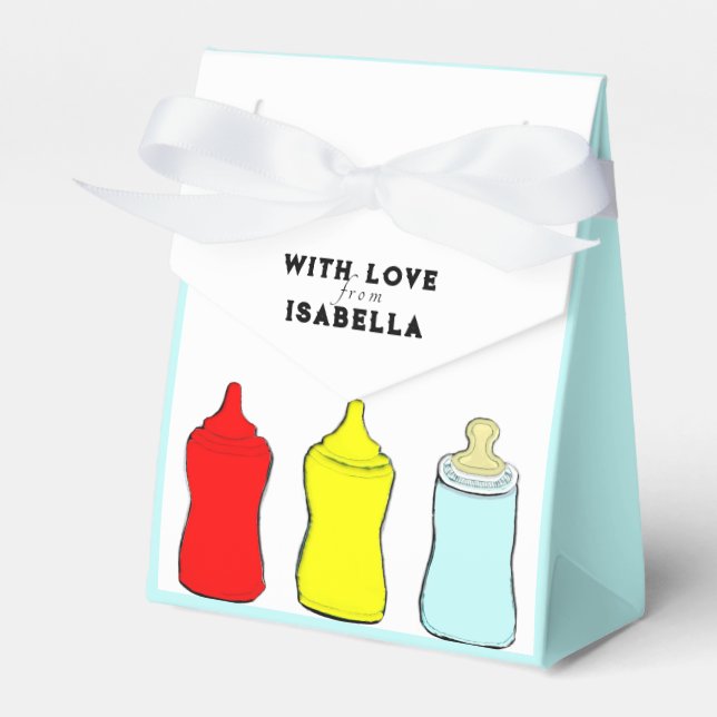 Caja Para Regalos Baby Shower BBQ (Front Side)