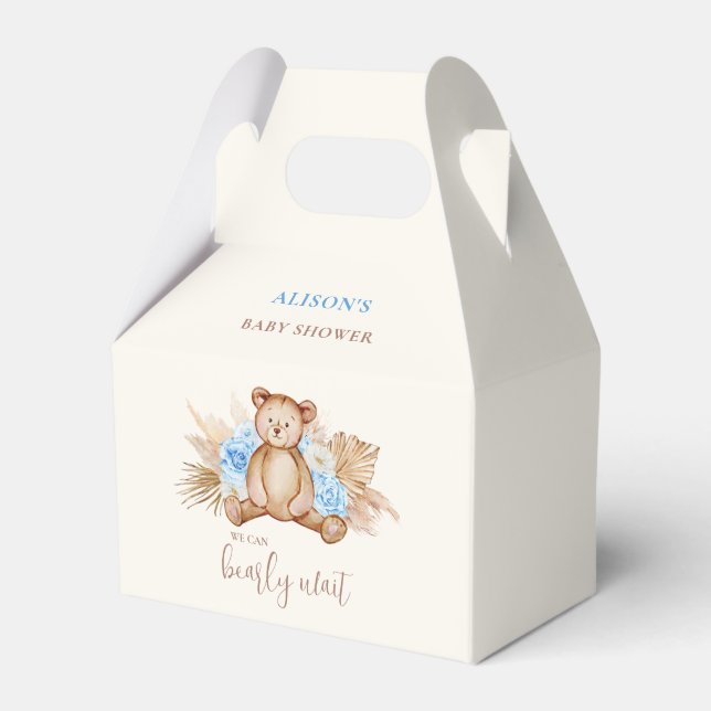 Caja Para Regalos Baby Shower Bearly Wait (Front Side)