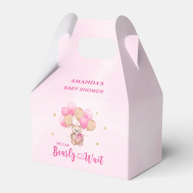 Caja Para Regalos Baby Shower Bearly Wait (Front Side)