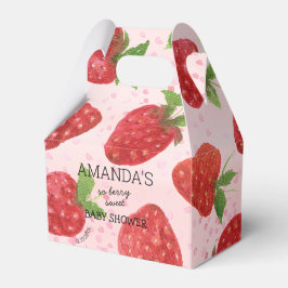 Caja Para Regalos Baby Shower Berry Sweet Strawberry