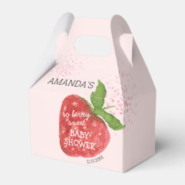 Caja Para Regalos Baby Shower Berry Sweet Strawberry