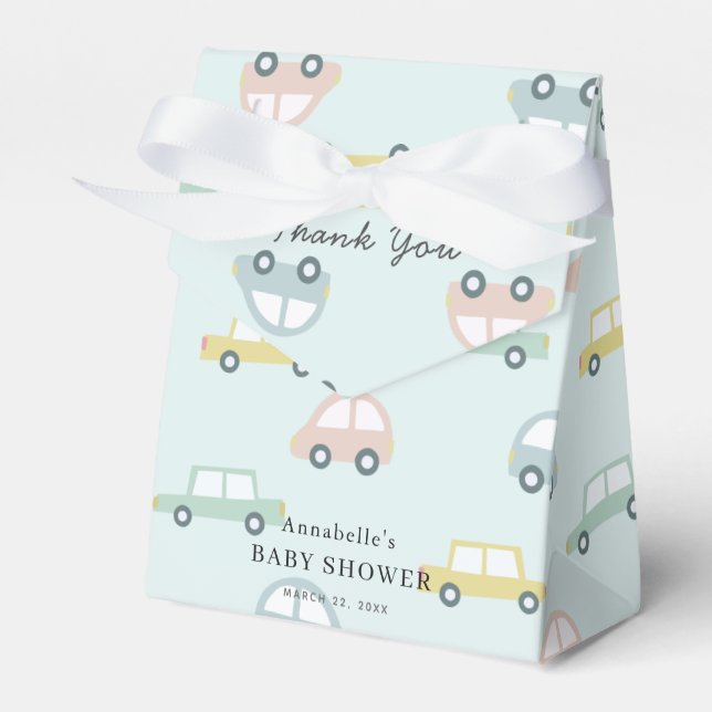 Caja Para Regalos Baby Shower Blue Boy (Front Side)
