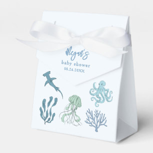 Caja Para Regalos Baby Shower Blue Ocean