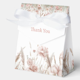 Caja Para Regalos Baby Shower Boho Flor Silvestre