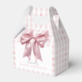 Caja Para Regalos Baby Shower Chica de cinta de cinta de color rosa 