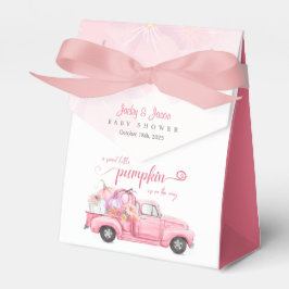 Caja Para Regalos Baby Shower Chica rosa de calabaza pequeña dulce