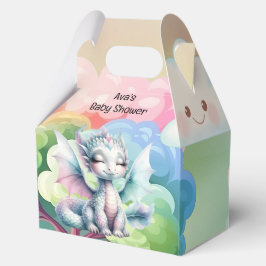 Caja Para Regalos Baby Shower Cute Pastel Dragon