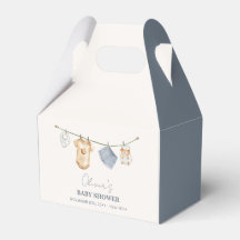 Baby Shower Cute Simple Boho Clothesline