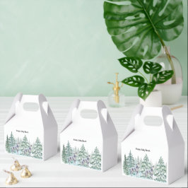 Caja Para Regalos Baby Shower de animales de bosque