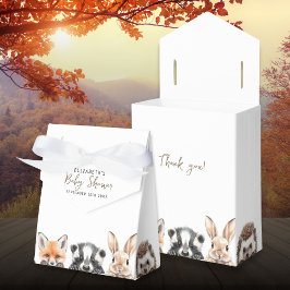 Caja Para Regalos Baby Shower de animales de la huerta de los amigos