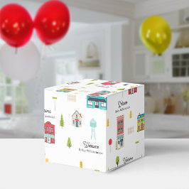 Caja Para Regalos Baby Shower de barrio residencial
