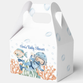 Caja Para Regalos Baby Shower De Boy Under the Sea