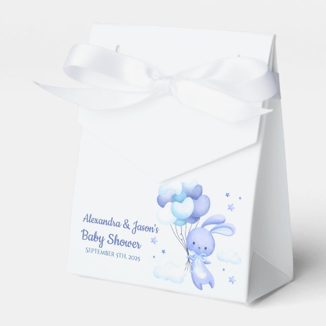 Caja Para Regalos Baby Shower de Bunny Woodland personalizado (Front Side)