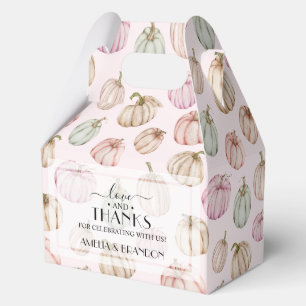 Caja Para Regalos Baby Shower de calabaza rosa grande