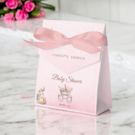Caja Para Regalos Baby Shower de Chica clásico rosado