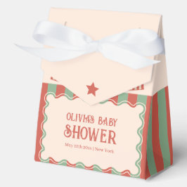 Caja Para Regalos Baby Shower de circo de carnaval retro mágico
