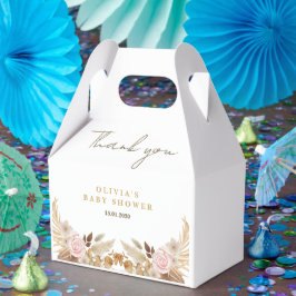 Caja Para Regalos Baby Shower de color de agua blanco