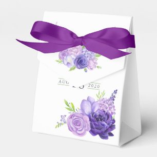 Caja Para Regalos Baby Shower de color de agua ultravioleta