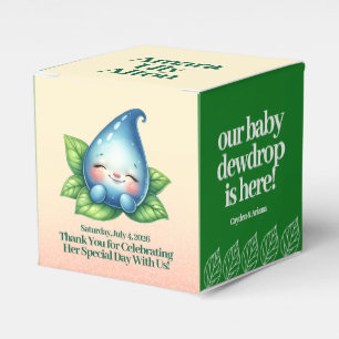 Caja Para Regalos Baby Shower de Dewdrop bebé que duerme