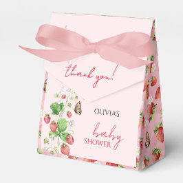 Caja Para Regalos Baby Shower de Fresa