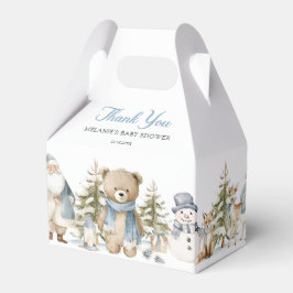 Caja Para Regalos Baby Shower de Invierno Mágico