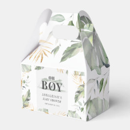 Caja Para Regalos Baby Shower de Jungle Safari Boy Giraffe